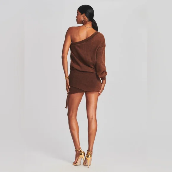 Retrofete Helana Terry Sweatshirt Dress Size M - Picture 2 of 5